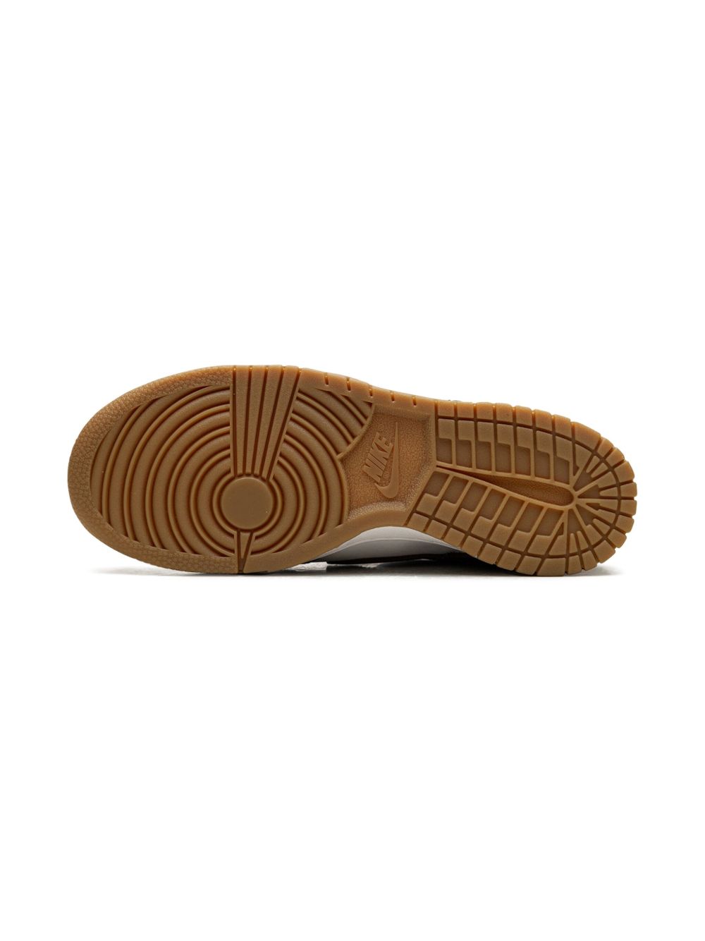 Nike Kids Dunk Low "White/Gum Light Brown/Burgundy Crush" sneakers Nike kids