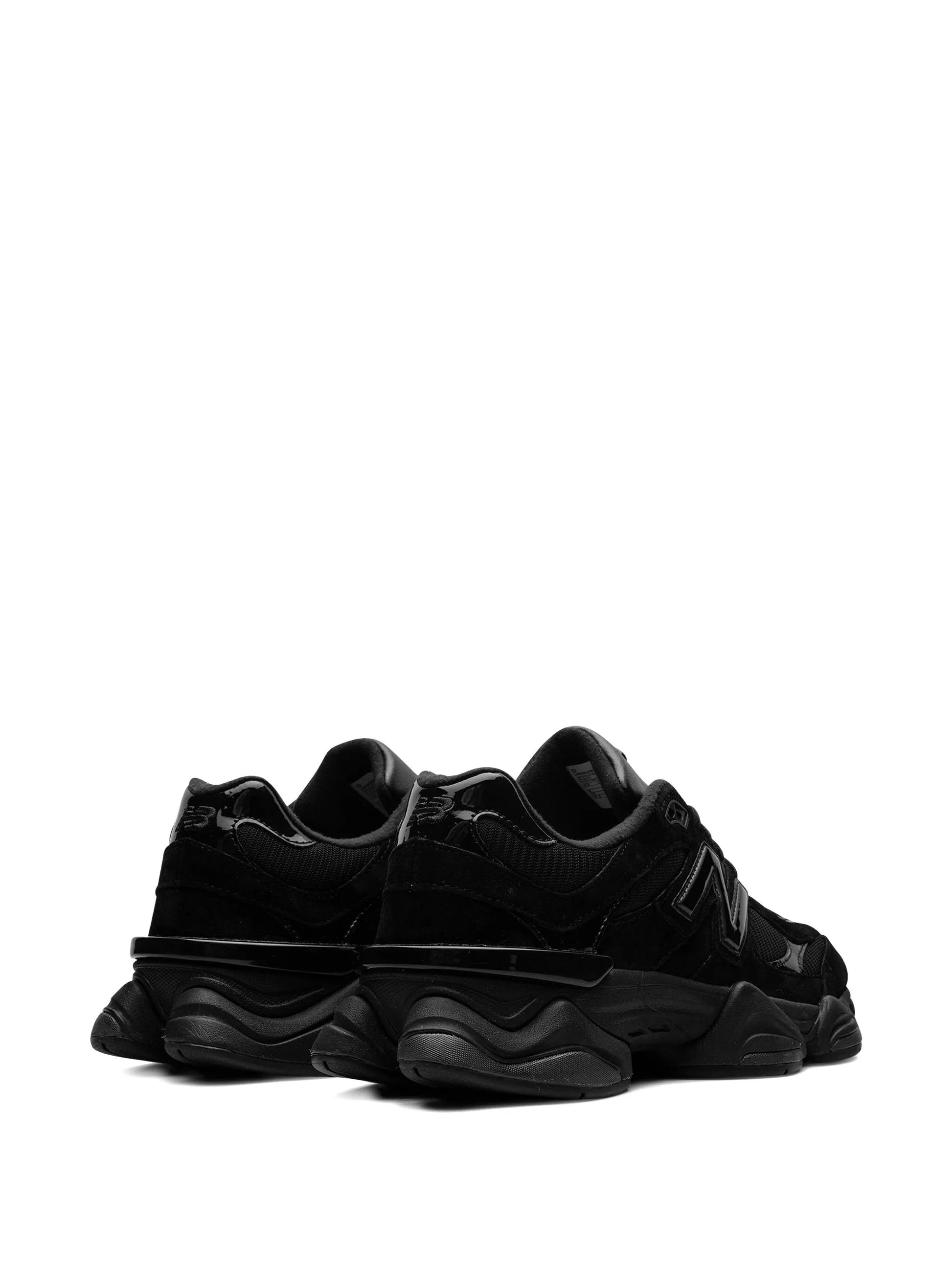 New Balance 9060 Triple Black Patent Sneakers nike