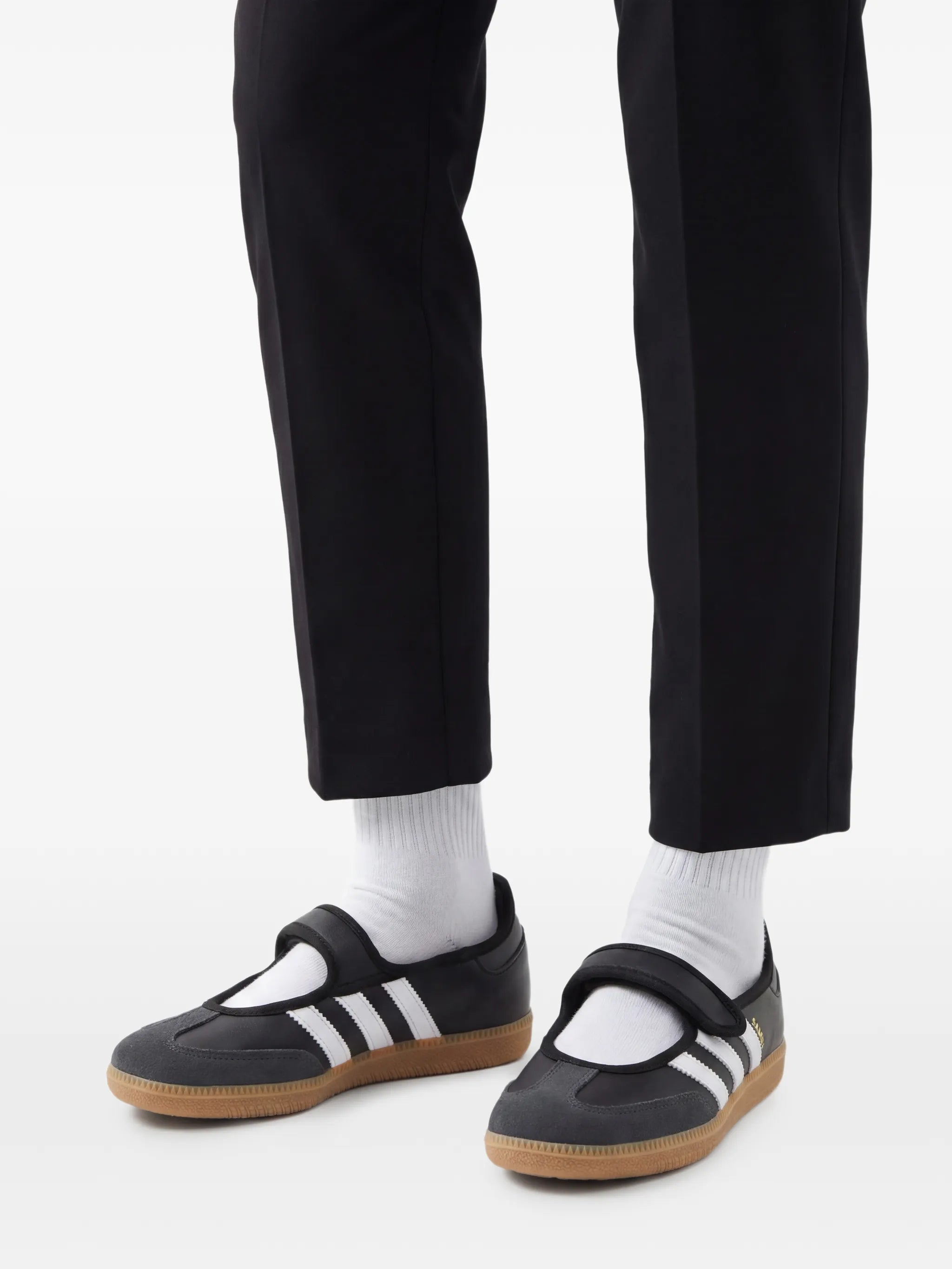 Adidas Samba Jane Strap Slip-on Sneakers