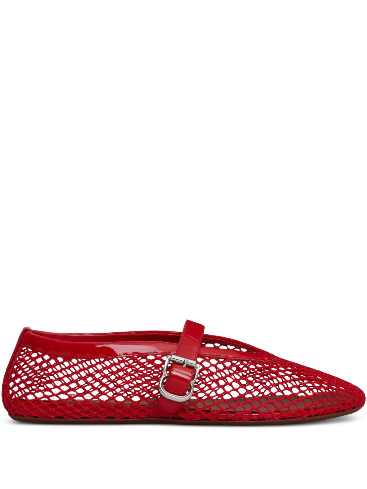 Alaïa Mesh-panel Ballet Flats