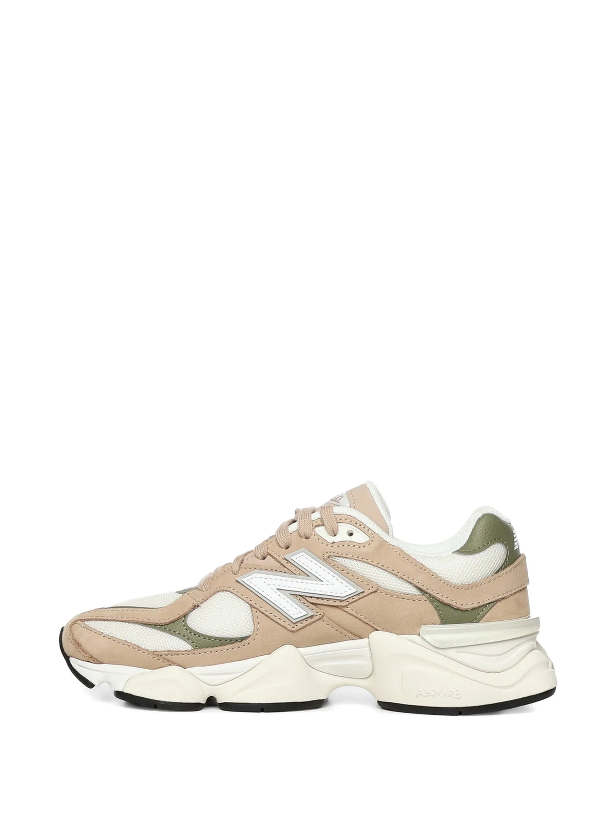 New Balance 9060 Beige/Olive Green Sneakers