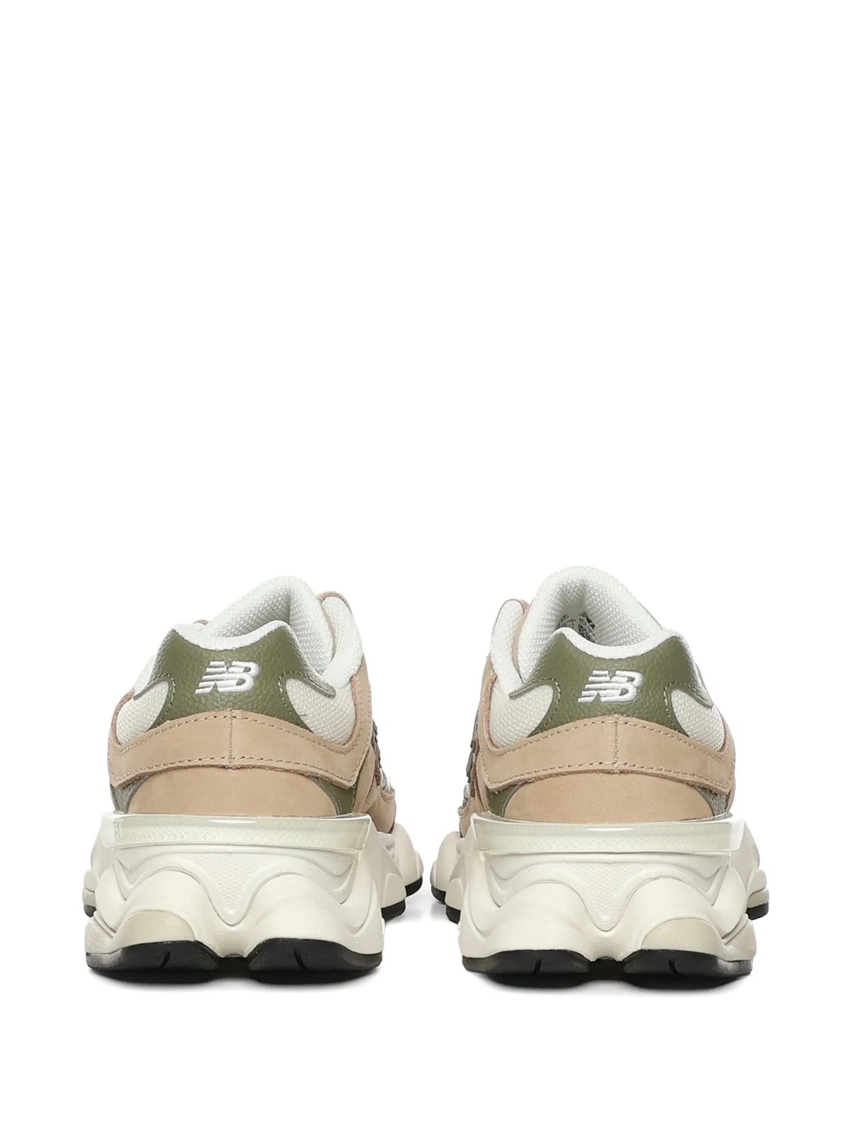 New Balance 9060 Beige/Olive Green Sneakers