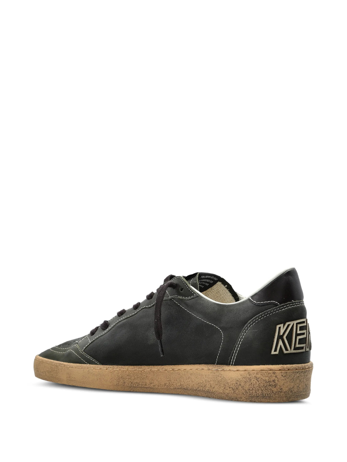 Golden Goose Ball Star distressed-effect Dark Green sneakers