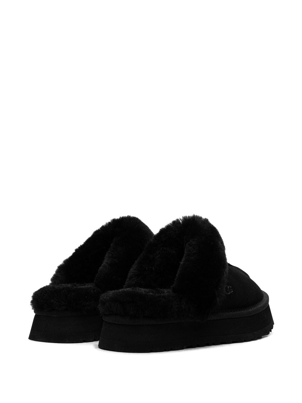 UGG Disquette shearling-trimmed suede slippers Balenciaga