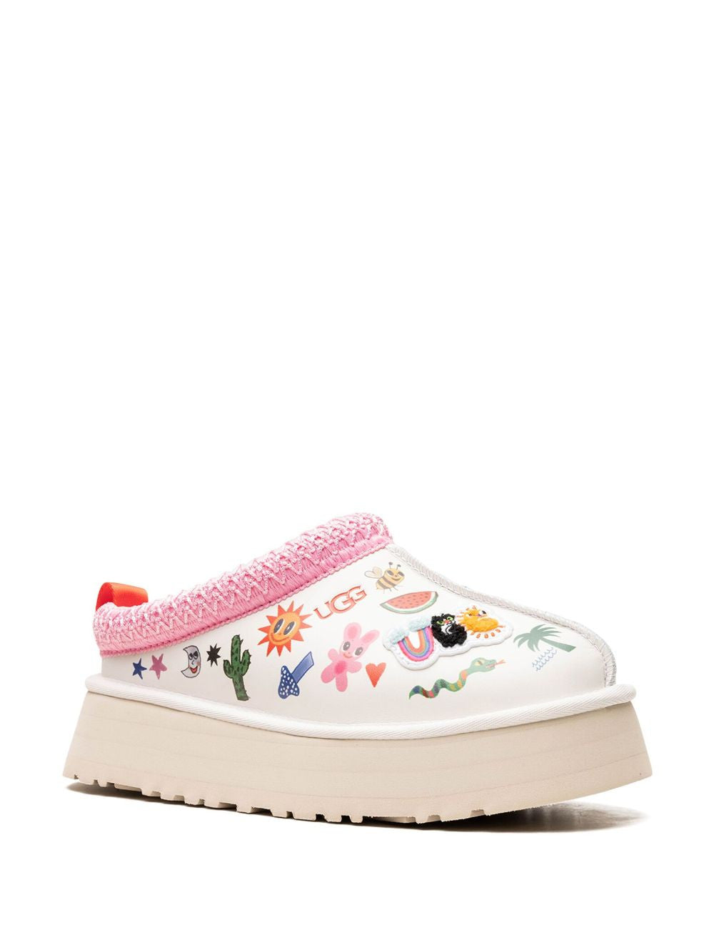 UGG Tazz Pop Sketch "White" slippers Balenciaga