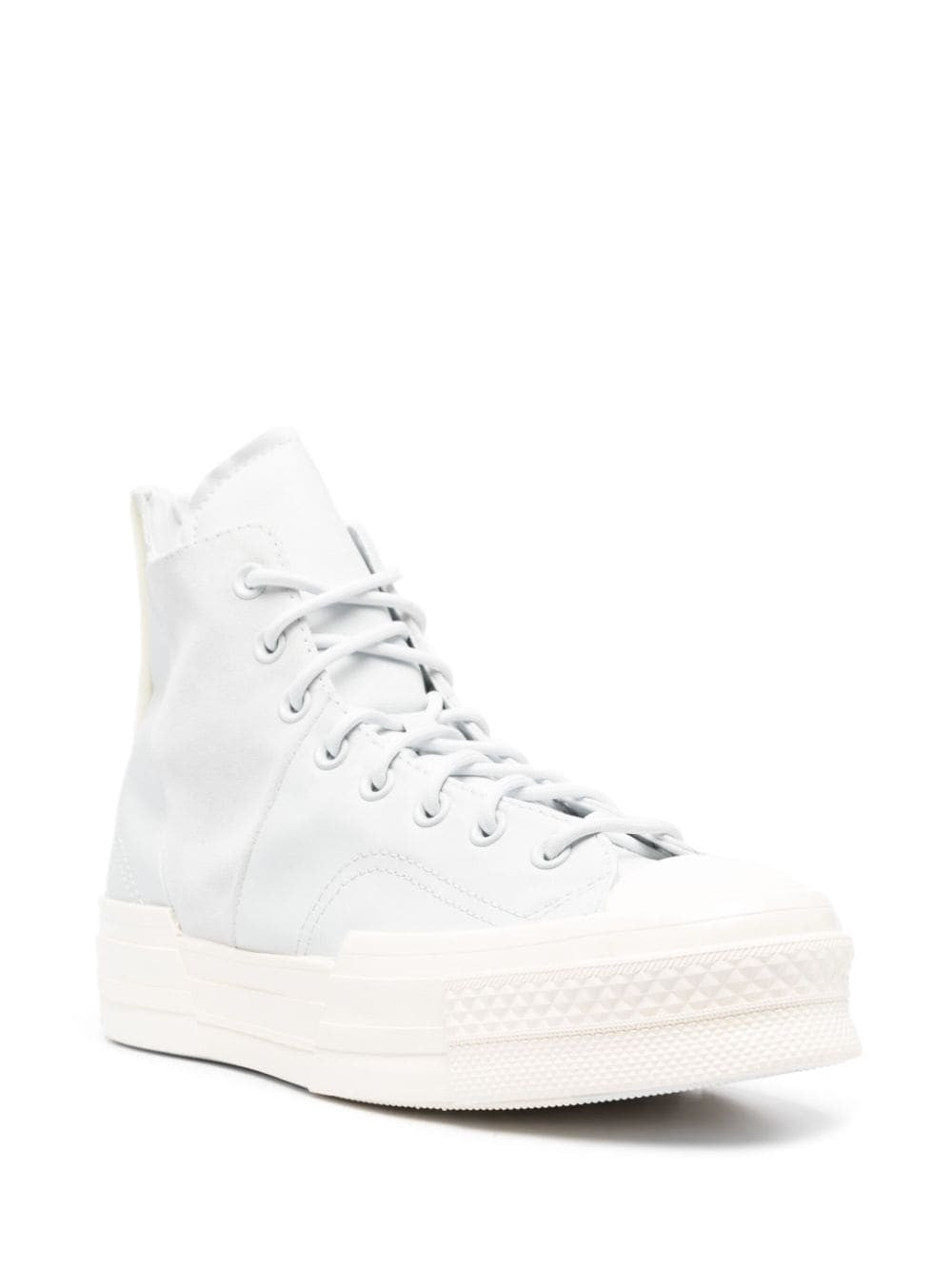Converse asymmetric high-top suede sneakers Converse
