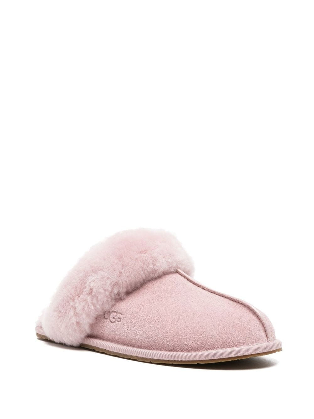 UGG Scuffette II fur-trimmed slippers Balenciaga