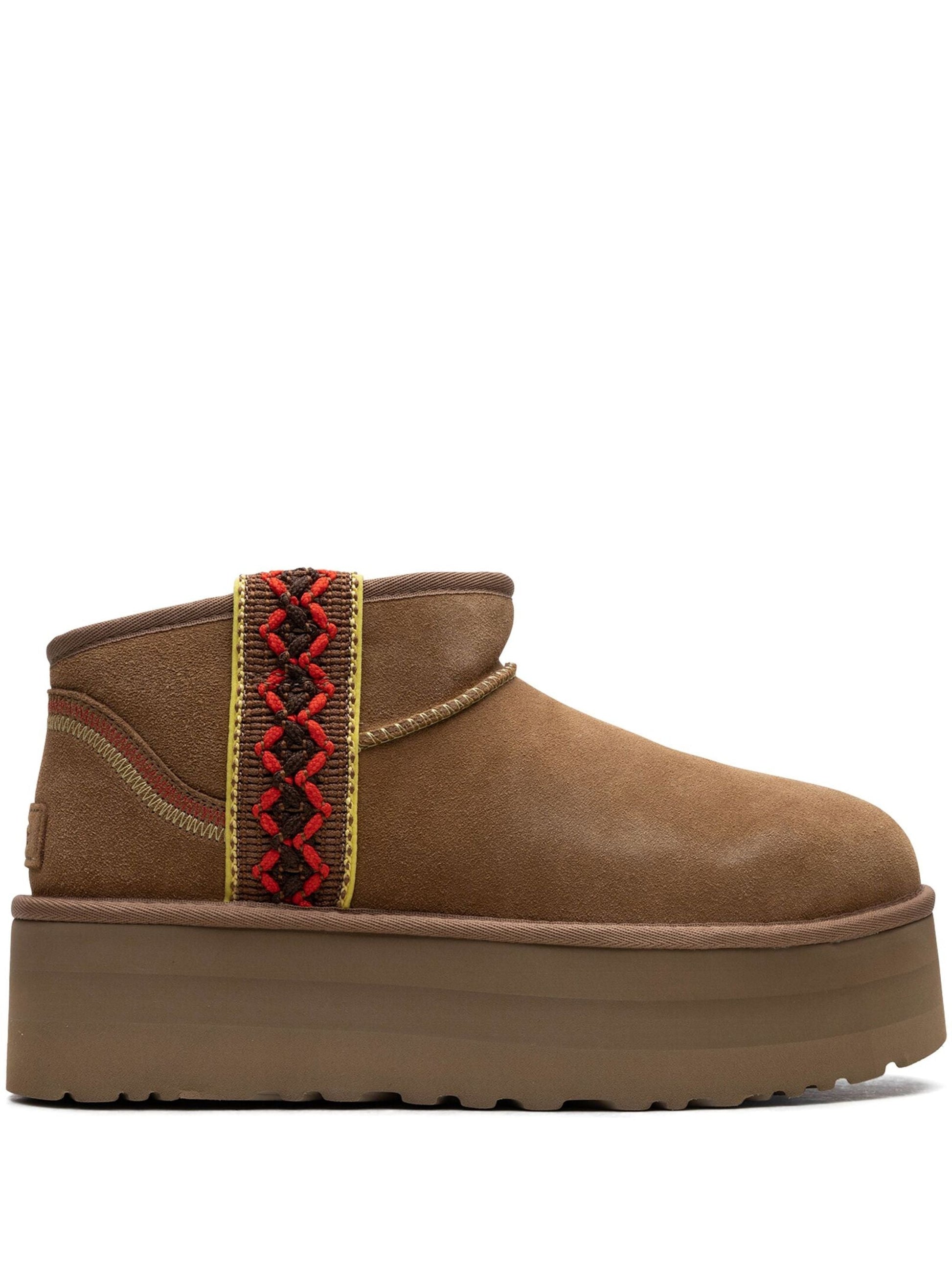 UGG Classic Ultra Mini Braid platform "Chestnut" boots UGG