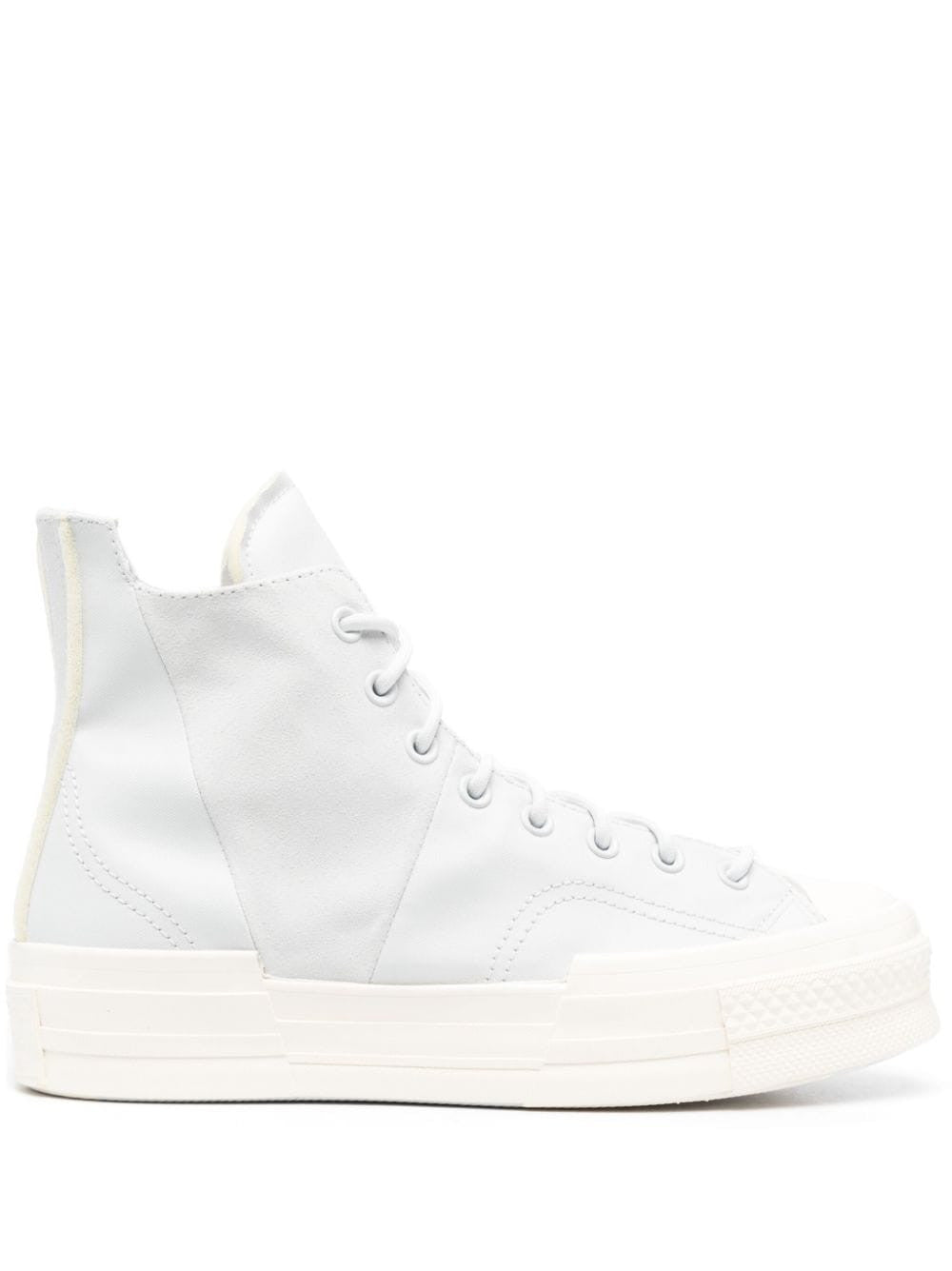 Converse asymmetric high-top suede sneakers Converse