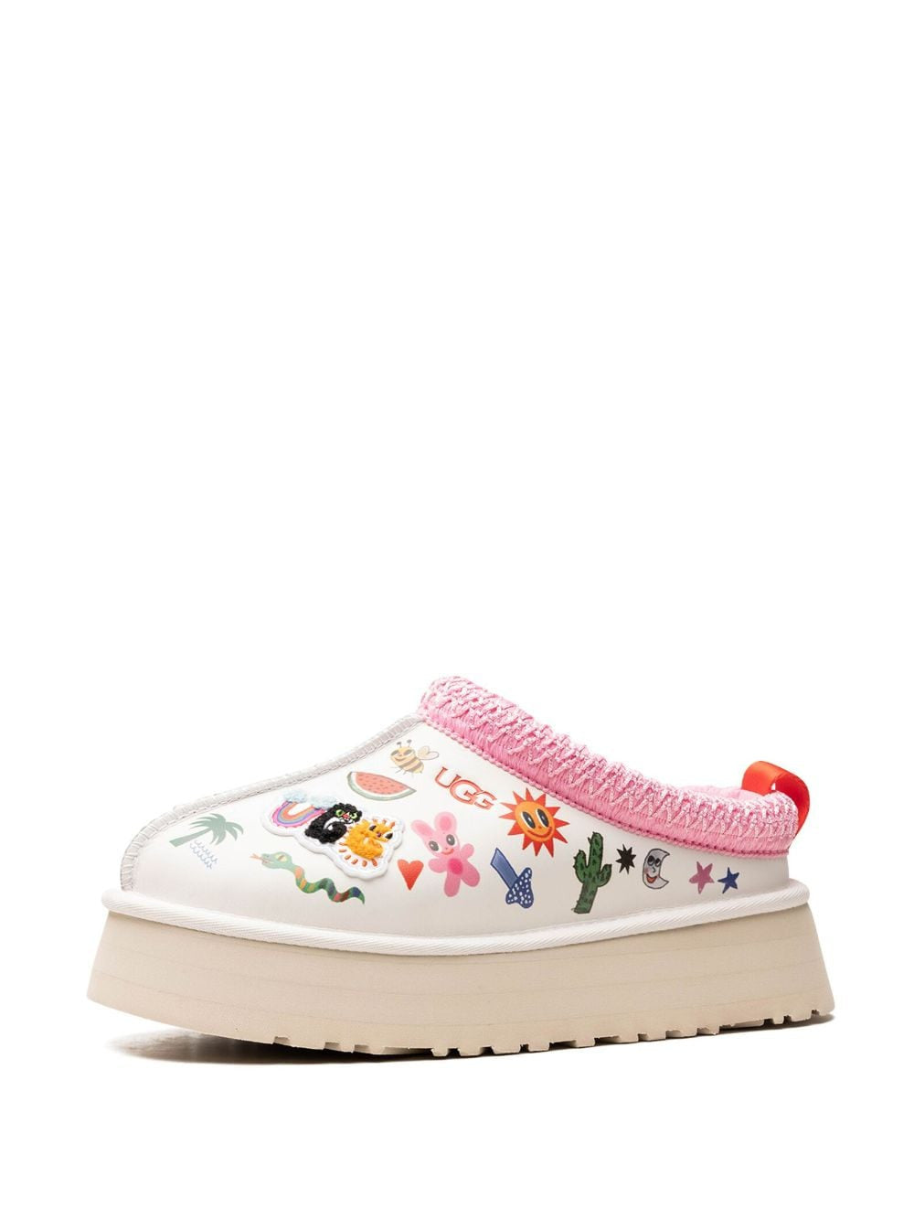 UGG Tazz Pop Sketch "White" slippers Balenciaga