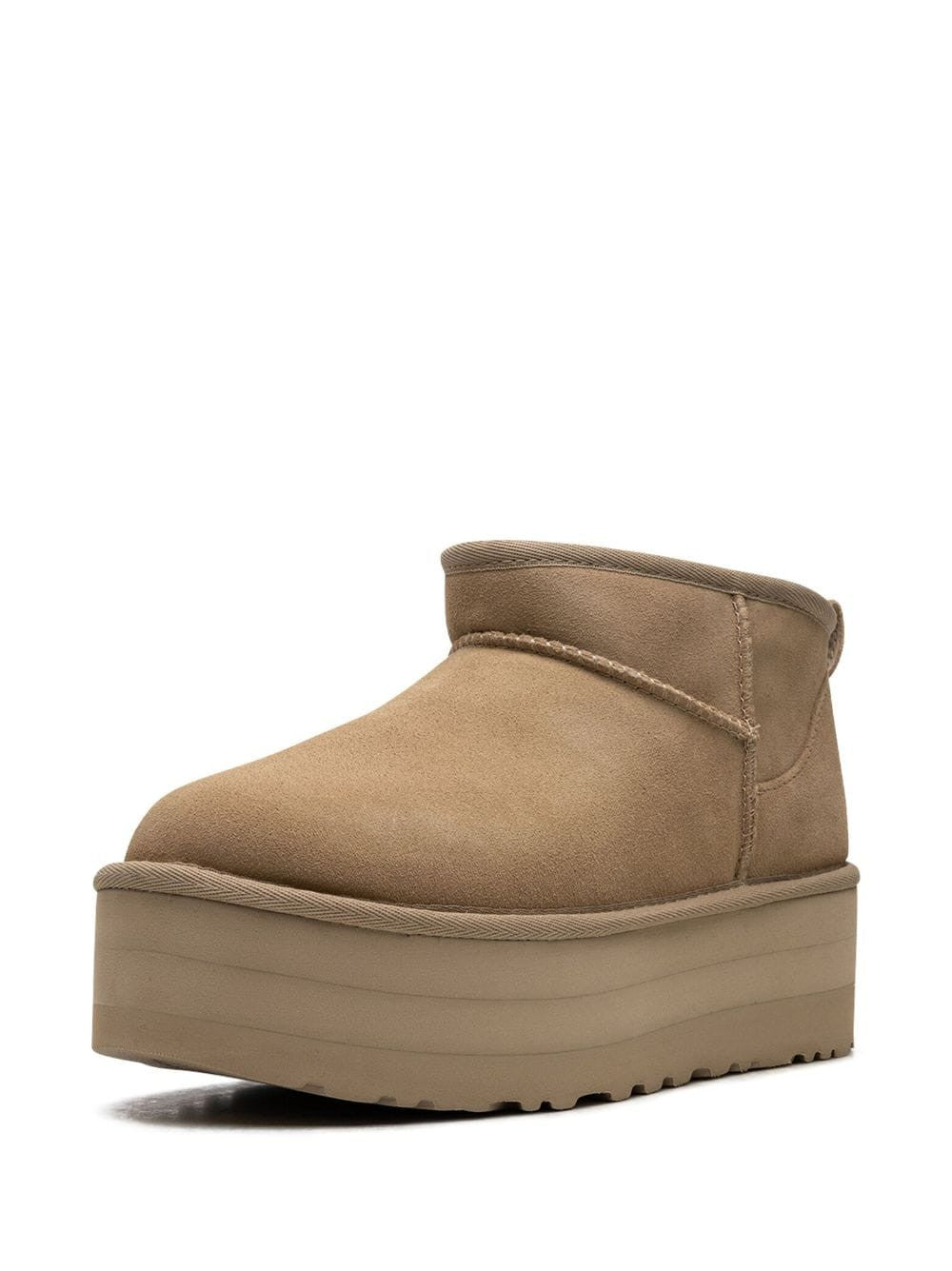 UGG Classic Ultra Mini Platform 50mm "Mustard Seed" boots Balenciaga
