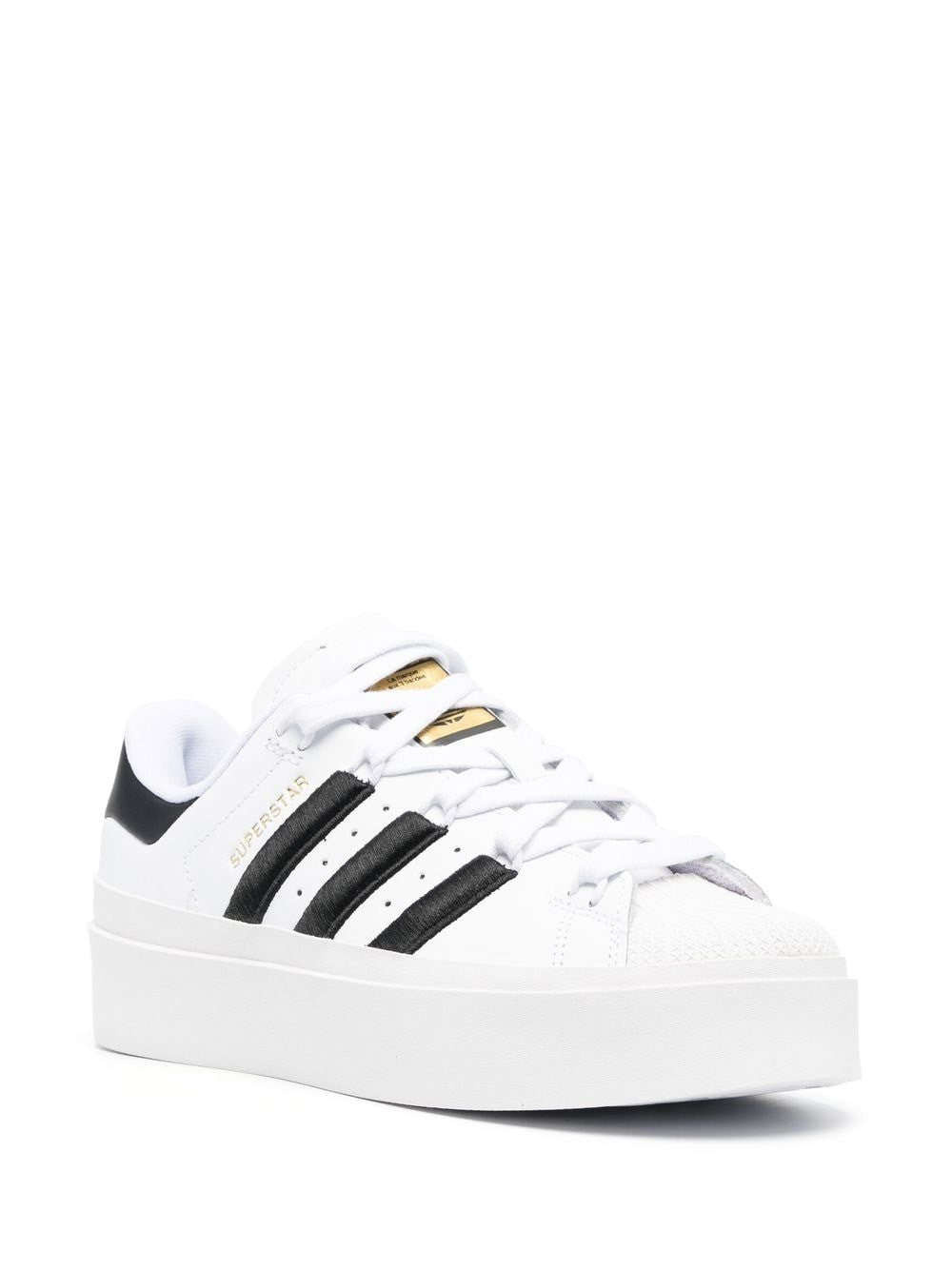 adidas logo-patch lace-up sneakers adidas