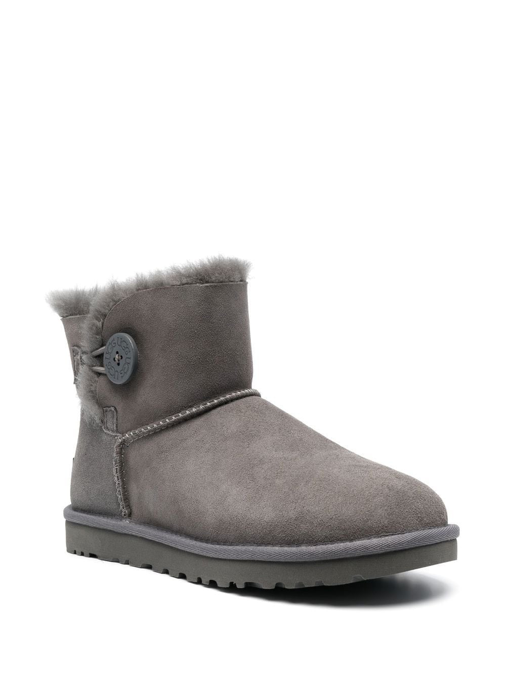 UGG Mini Bailey Button II suede boots Balenciaga