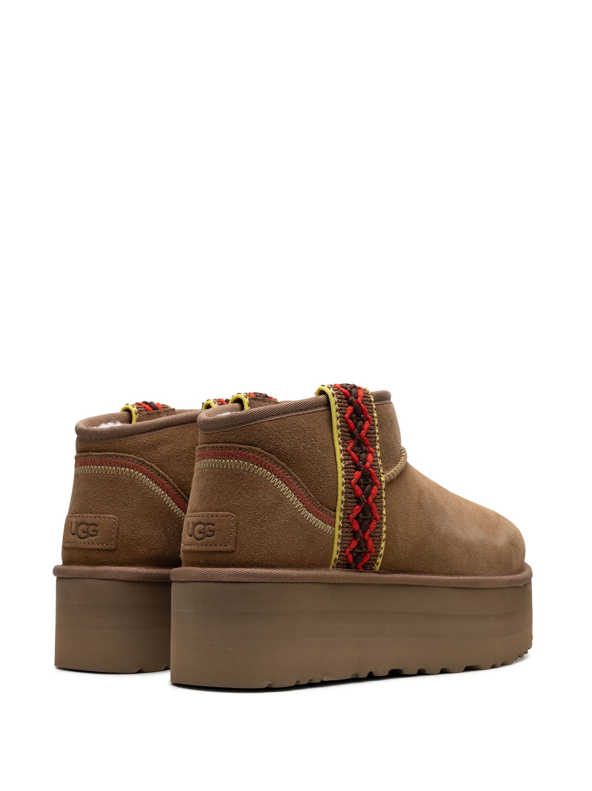 UGG Classic Ultra Mini Braid platform "Chestnut" boots UGG