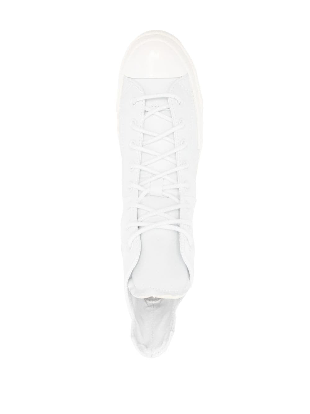 Converse asymmetric high-top suede sneakers Converse