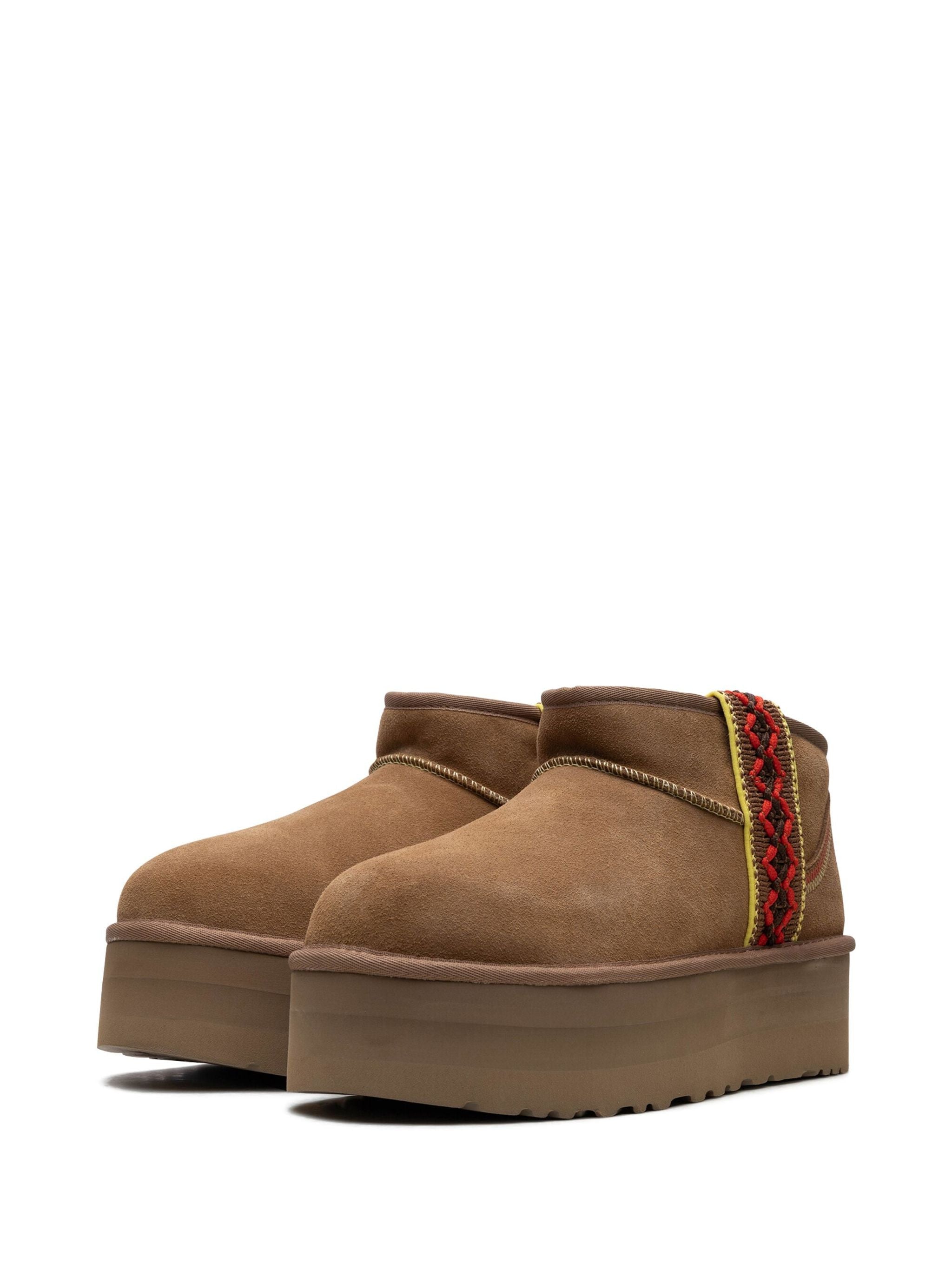 UGG Classic Ultra Mini Braid platform "Chestnut" boots UGG