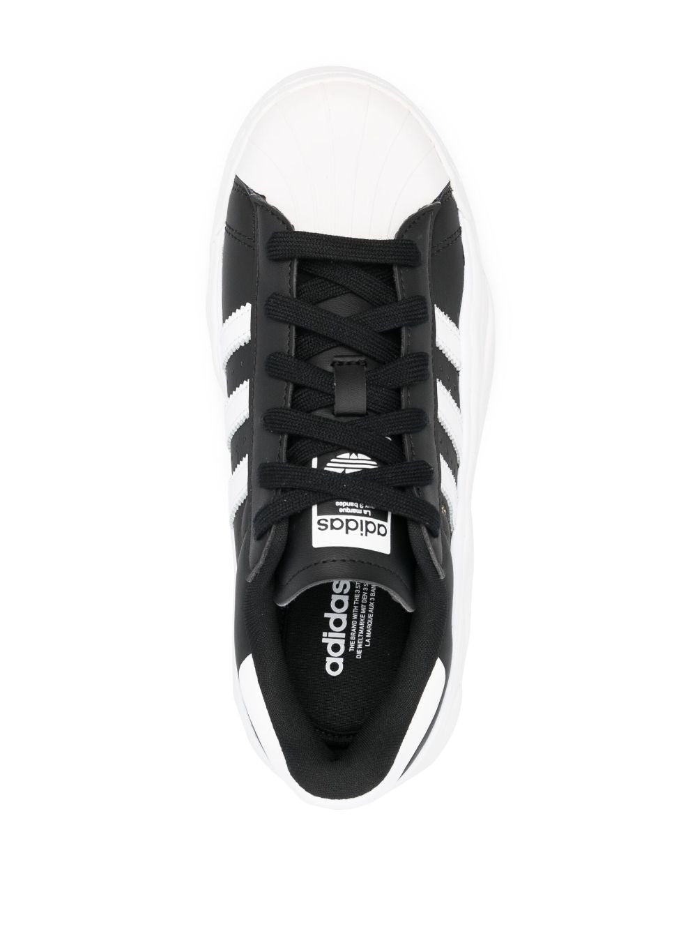 adidas Superstar chunky-sole leather sneakers adidas
