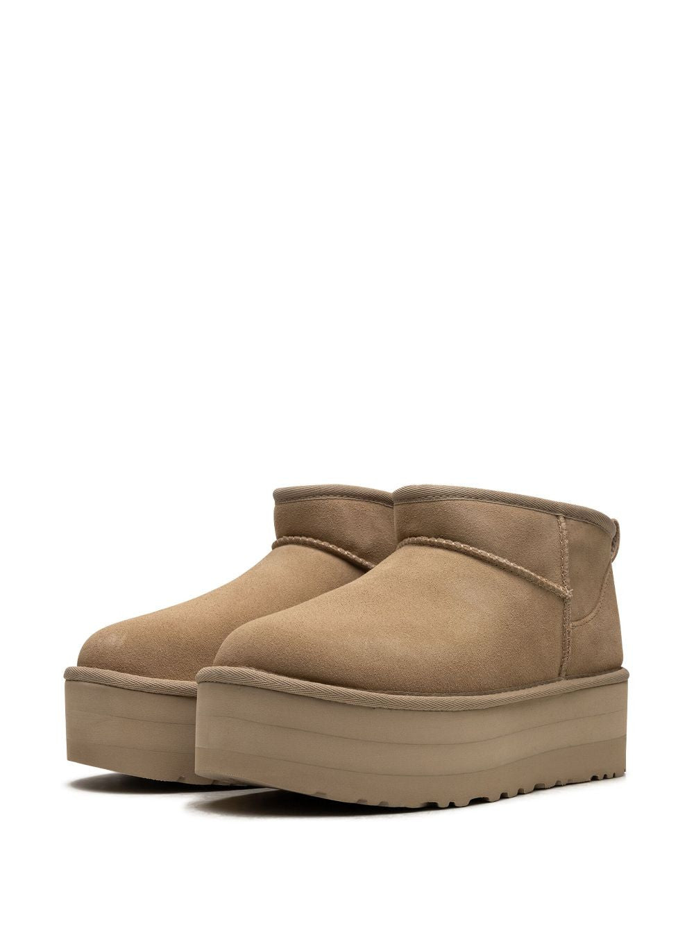 UGG Classic Ultra Mini Platform 50mm "Mustard Seed" boots Balenciaga