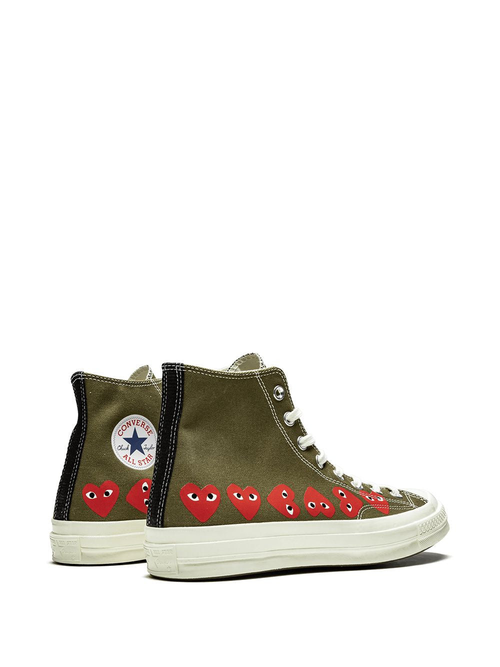 Converse x Comme Des Gar��ons Play Chuck 70 Hi "Multi Hearts Green" sneakers Converse