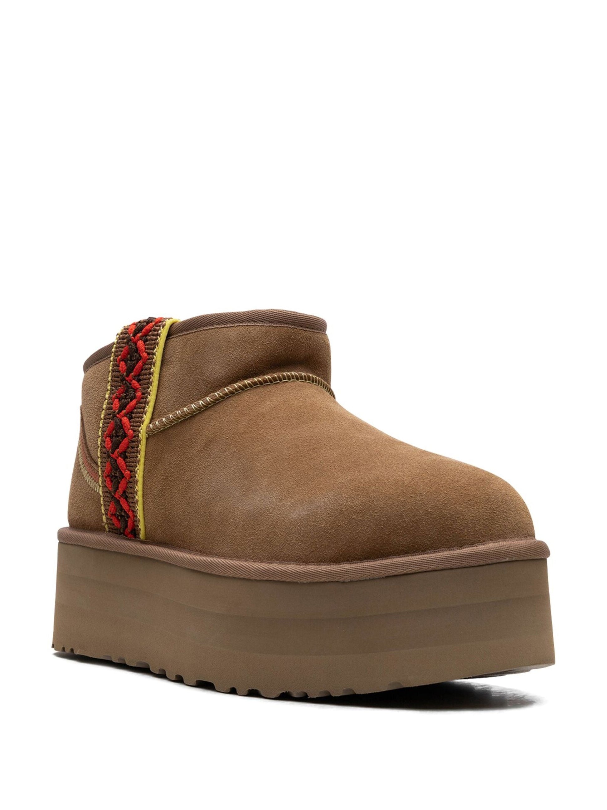 UGG Classic Ultra Mini Braid platform "Chestnut" boots UGG