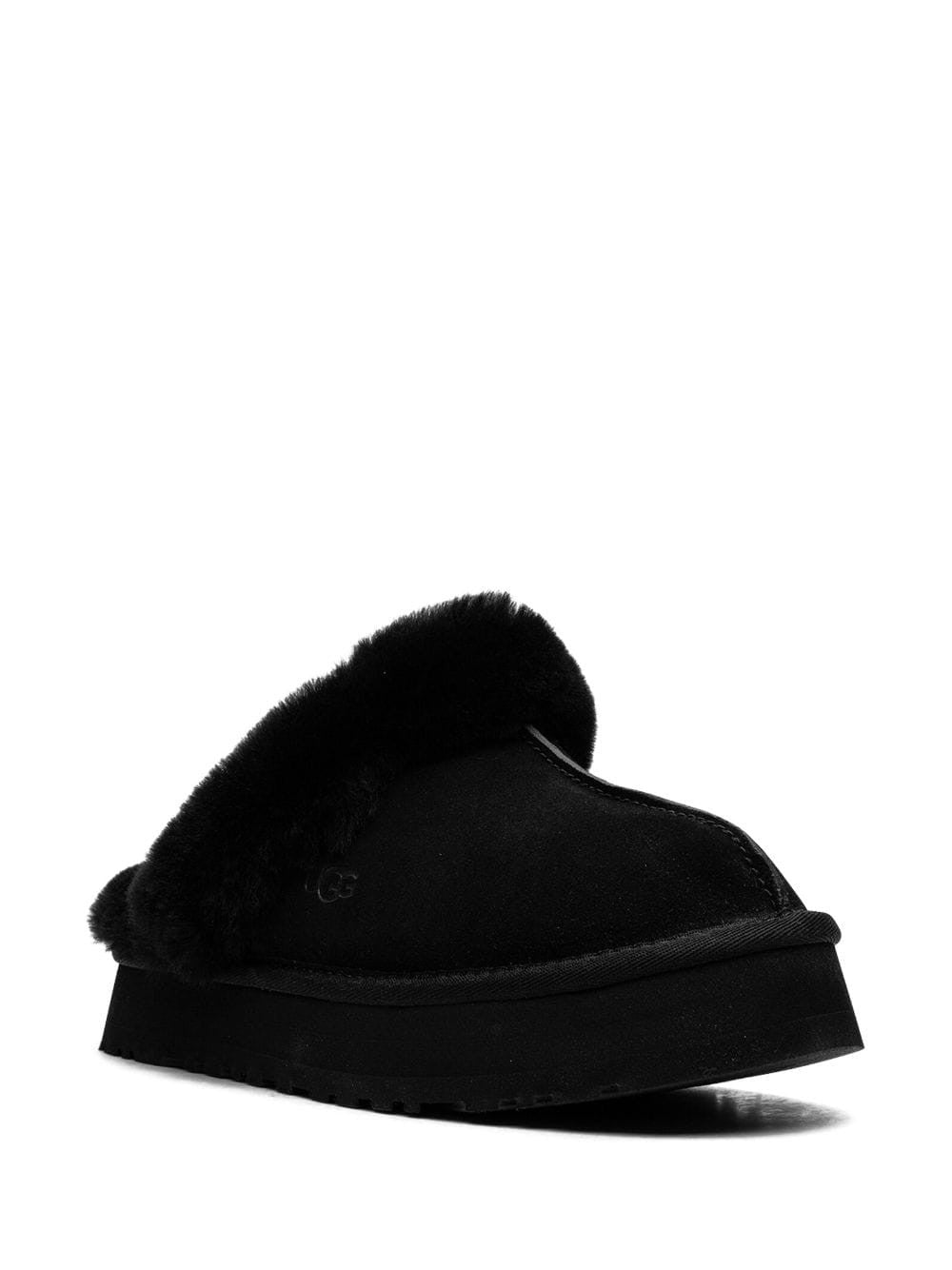 UGG Disquette shearling-trimmed suede slippers Balenciaga