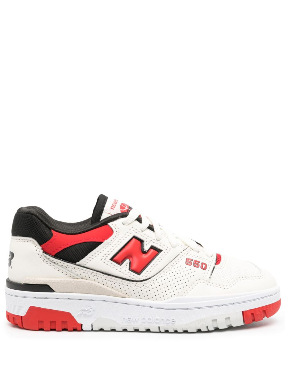 New Balance 550 logo-embossed low-top leather sneakers nike