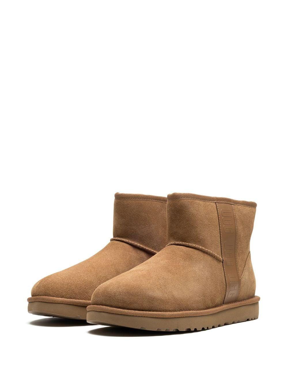 UGG logo-tape ankle boots Balenciaga