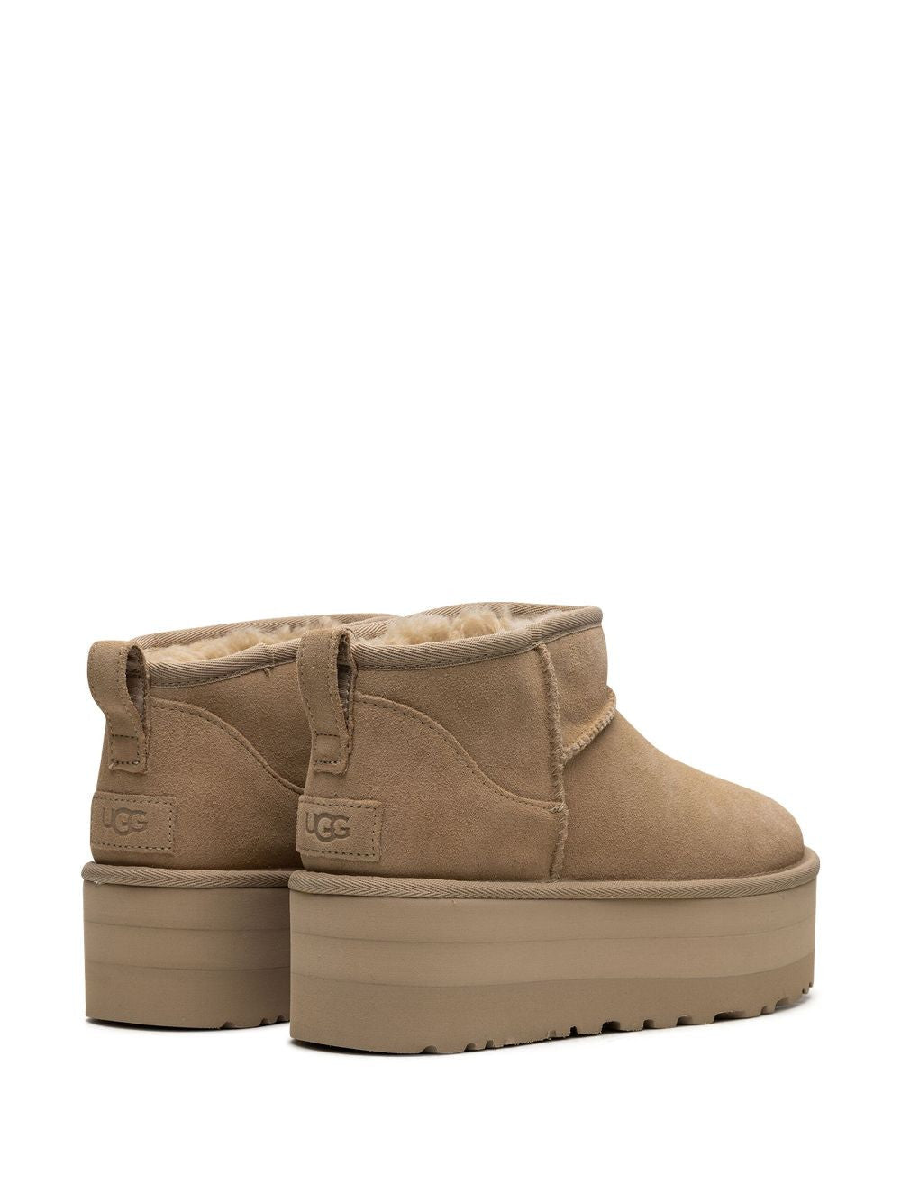 UGG Classic Ultra Mini Platform 50mm "Mustard Seed" boots Balenciaga