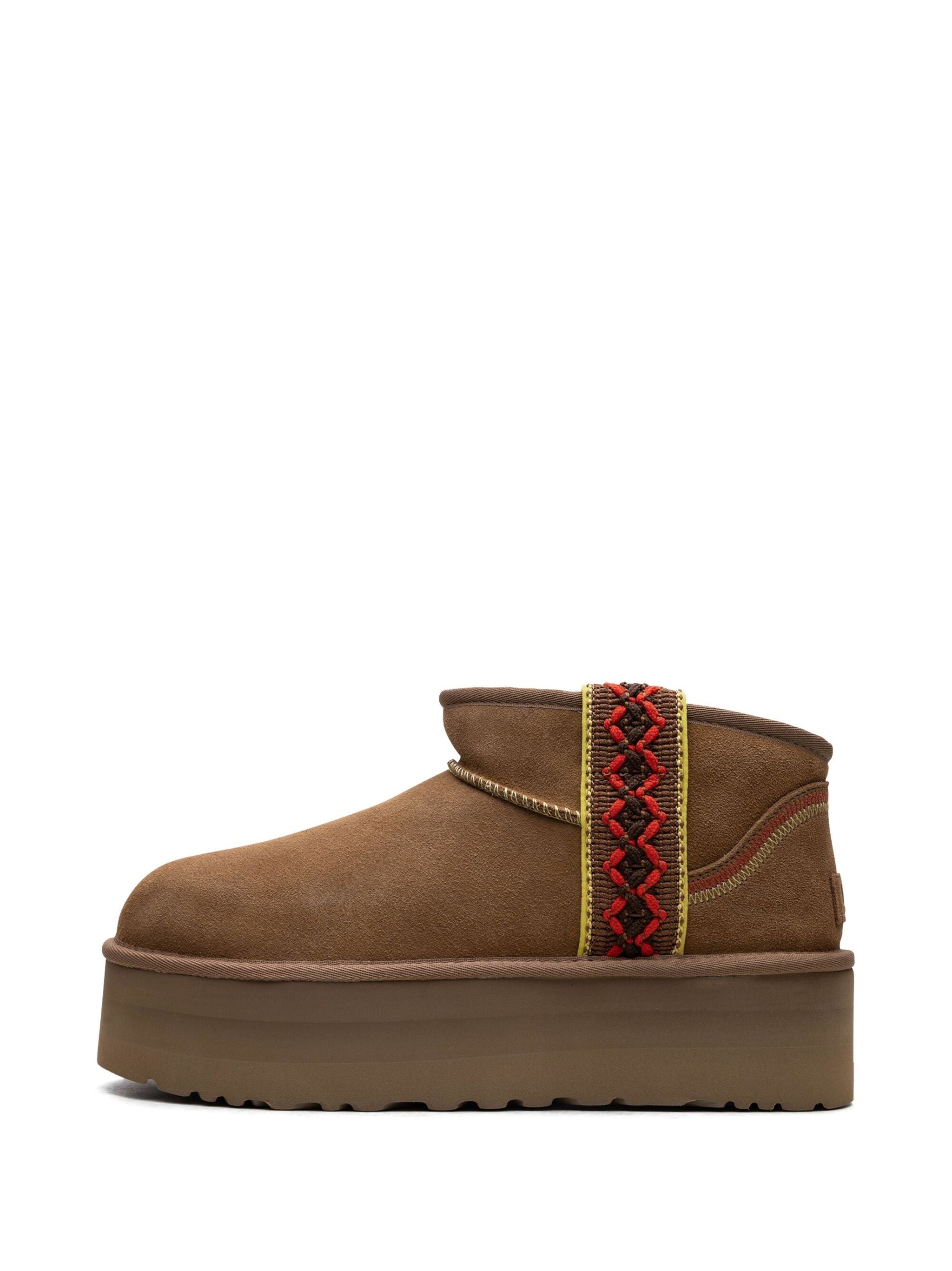UGG Classic Ultra Mini Braid platform "Chestnut" boots UGG
