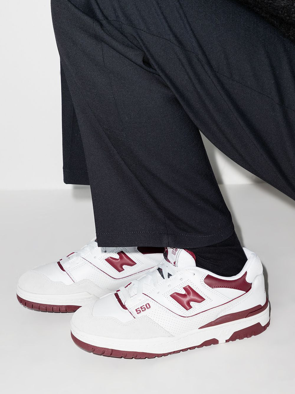 New Balance 550 "Burgundy" low-top sneakers nike