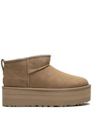 UGG Classic Ultra Mini Platform 50mm "Mustard Seed" boots Balenciaga