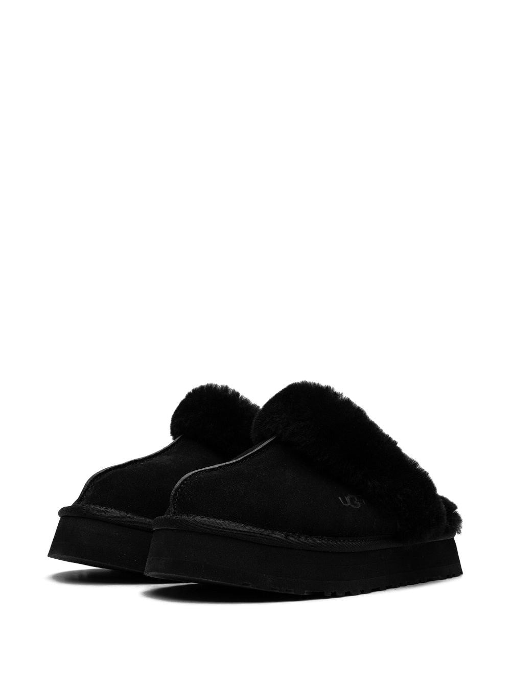 UGG Disquette shearling-trimmed suede slippers Balenciaga