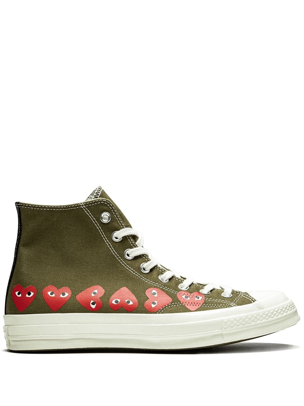 Converse x Comme Des Gar��ons Play Chuck 70 Hi "Multi Hearts Green" sneakers Converse