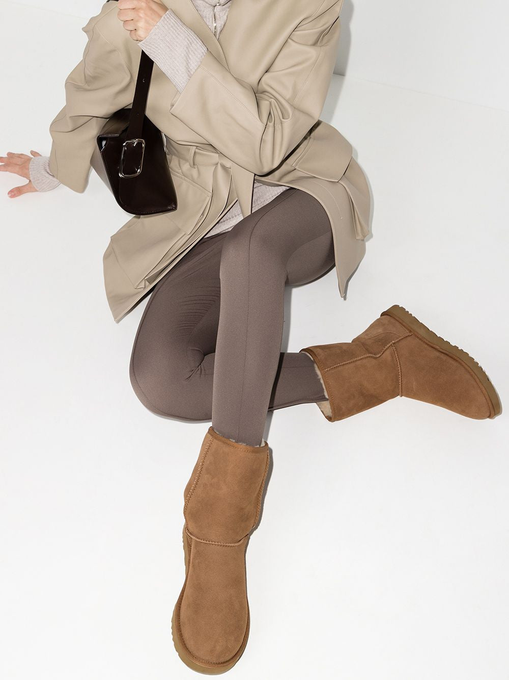 UGG Classic Short II shearling ankle boots Balenciaga