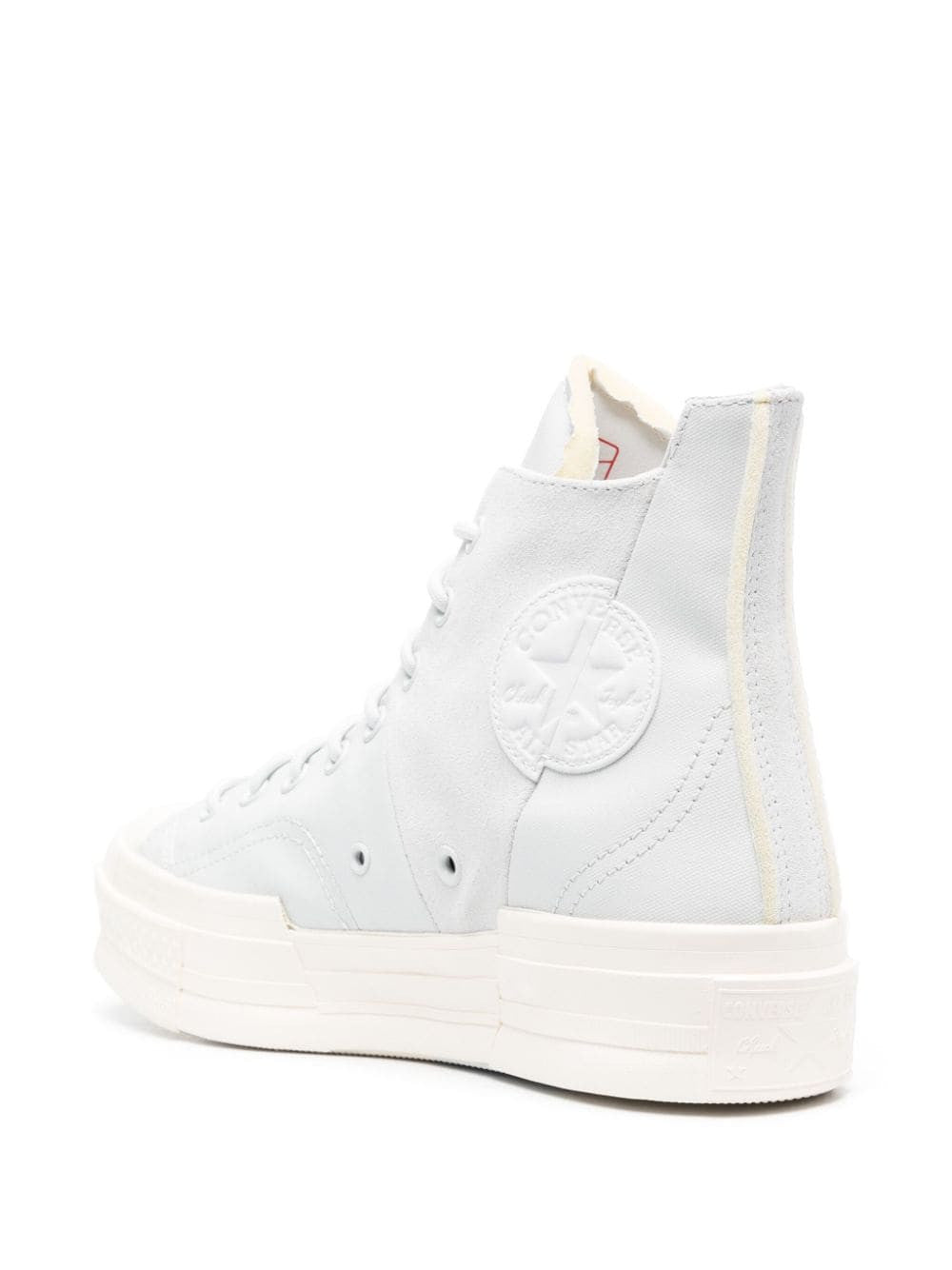 Converse asymmetric high-top suede sneakers Converse