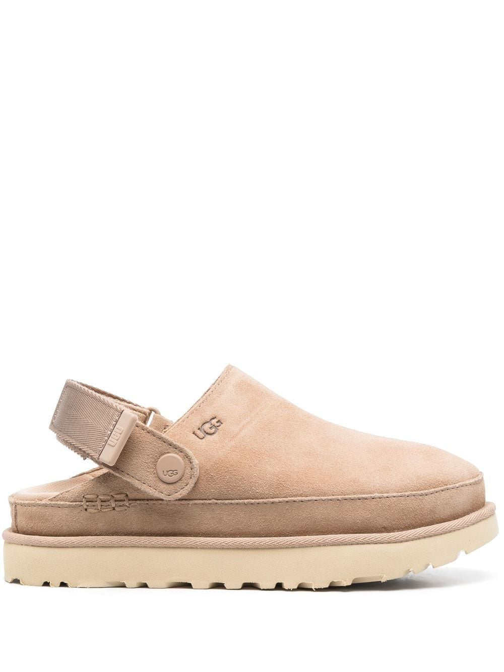 UGG Goldenstar suede flatform clogs Balenciaga
